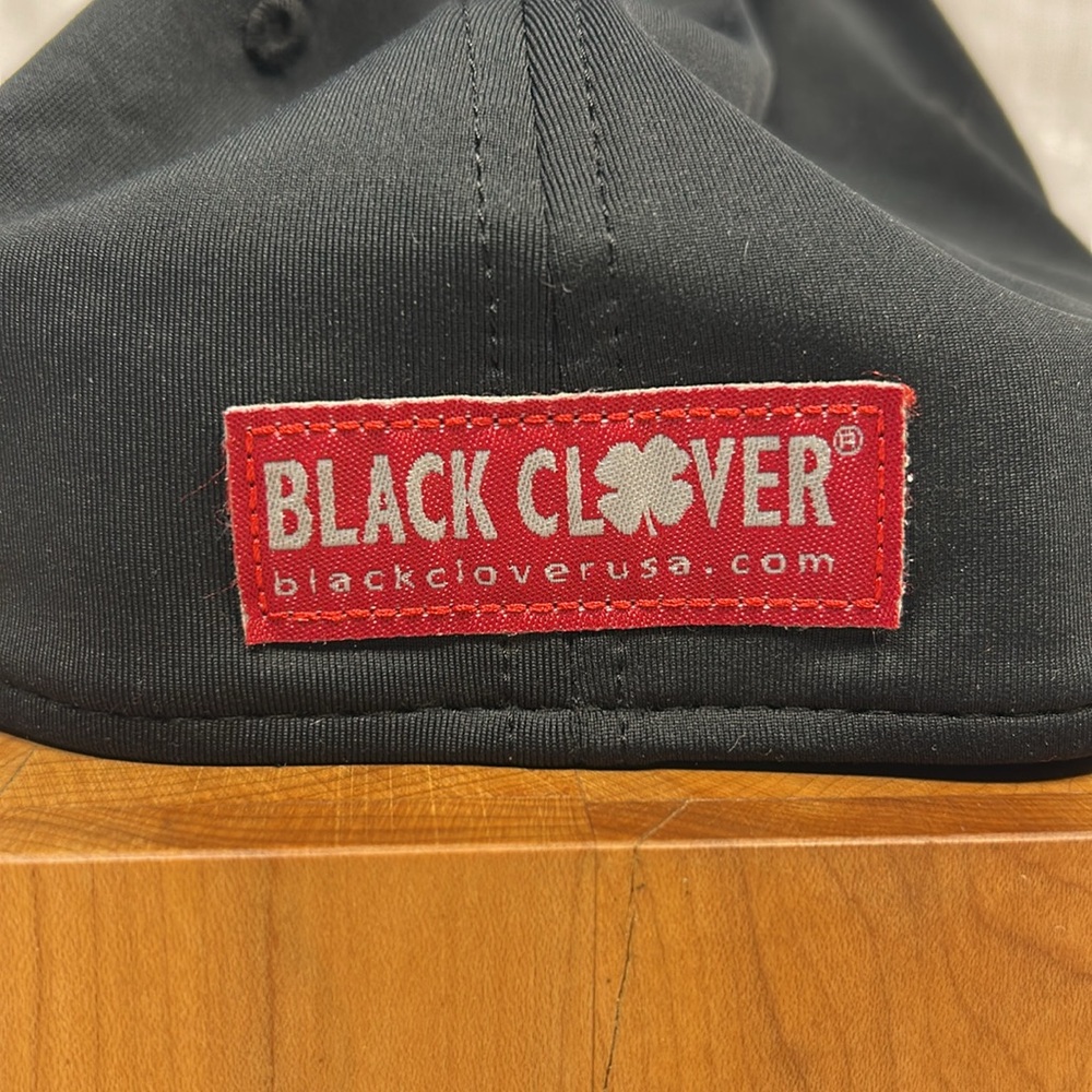 Black clover cotton baseball trucker cap hat - Picture 2 of 7